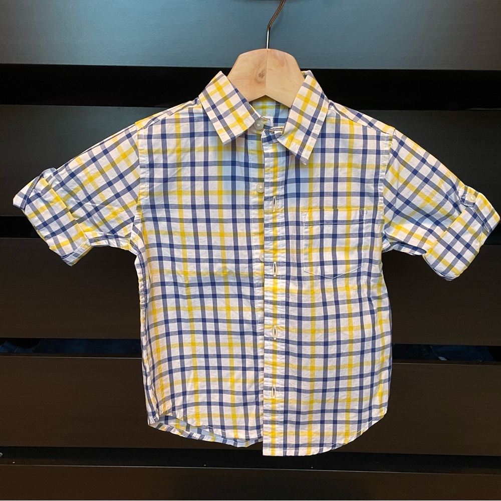 Toddler Janie and Jack button up top - NWOT